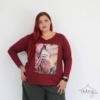 MAGLIA FOGLIE OVERSIZE - immagine 2