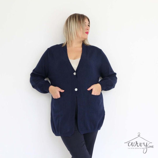 CARDIGAN BASICO OVERSIZE