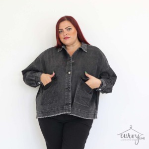 GIACCA JEANS STRASS