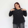 MAGLIA STONE STRASS CURVY - immagine 5