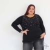 MAGLIA STONE STRASS CURVY - immagine 6