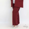 PANTALONE TAILLEUR BURGUNDY - immagine 5