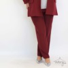 PANTALONE TAILLEUR BURGUNDY - immagine 6