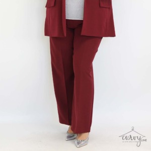 PANTALONE TAILLEUR BURGUNDY