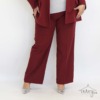 PANTALONE TAILLEUR BURGUNDY - immagine 8