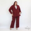 PANTALONE TAILLEUR BURGUNDY - immagine 11