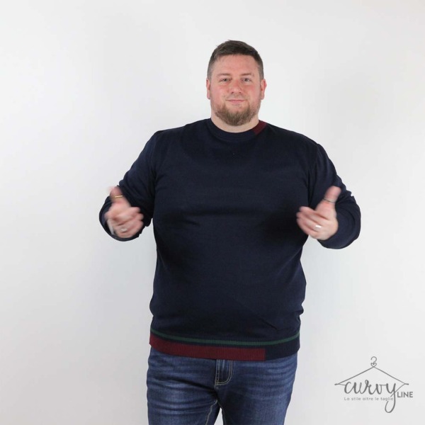 MAGLIA INSERTI OVERSIZE