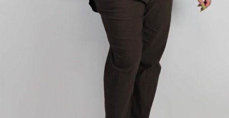 CASUAL PANTA ANNA FALL - MOKA, F5456
