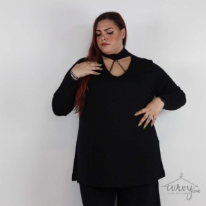 MAGLIA COLLANINA OVER