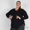 MAGLIA SCOLLO V STRASS - immagine 3
