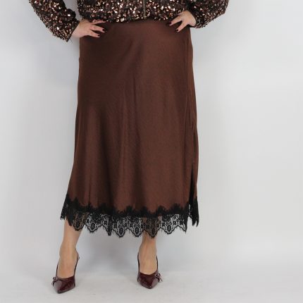 Gonna Satin Pizzo