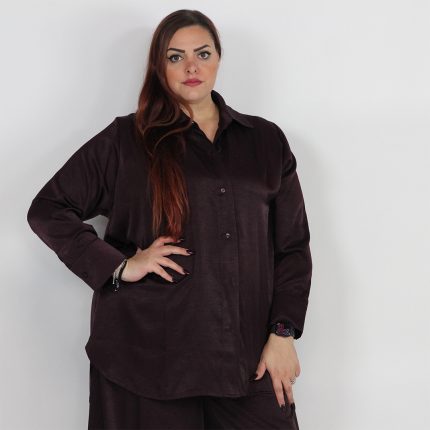 Camicia Raso Oversize